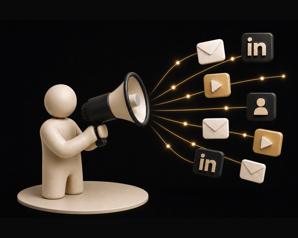 Expert conversations amplified across LinkedIn, YouTube, email, and owned channels